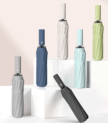 더구두 3단 휴대용 우산 자동 접이식 UV 차단 양산 튼튼한 미니 우양산-8005